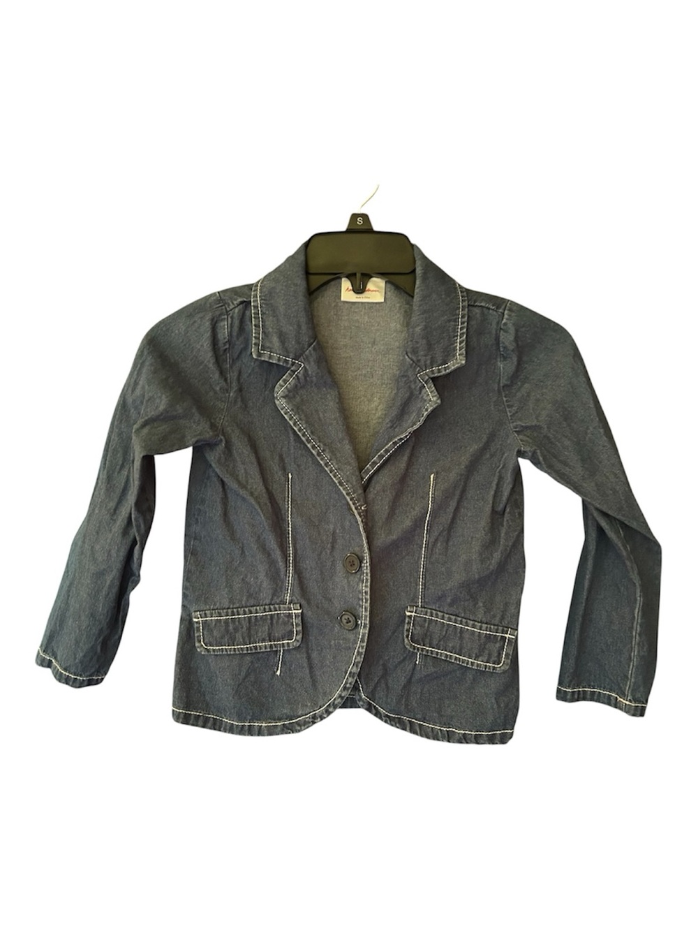 Hanna Andersson size 120 (6-7) chambray jacket 

#kiddoscloset #hannaandersson